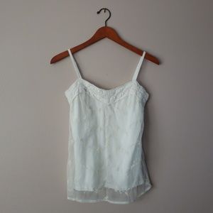 Lucky Brand White Lace Camisole